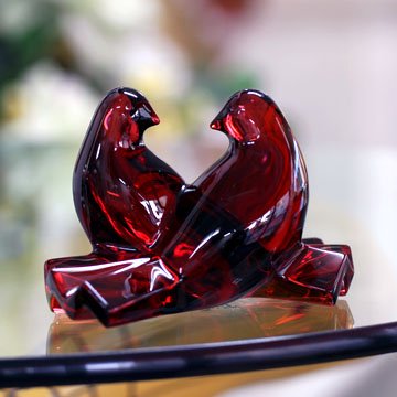 Baccarat バカラ 鳩 Loving Doves フィギュリン Baccarat バカラ 鳩
