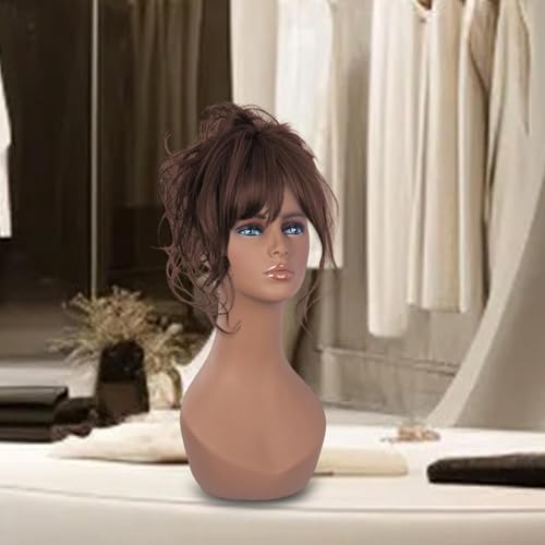 Tête de perruque réaliste mannequin de présentation polyvalent pour chapeau - 7
