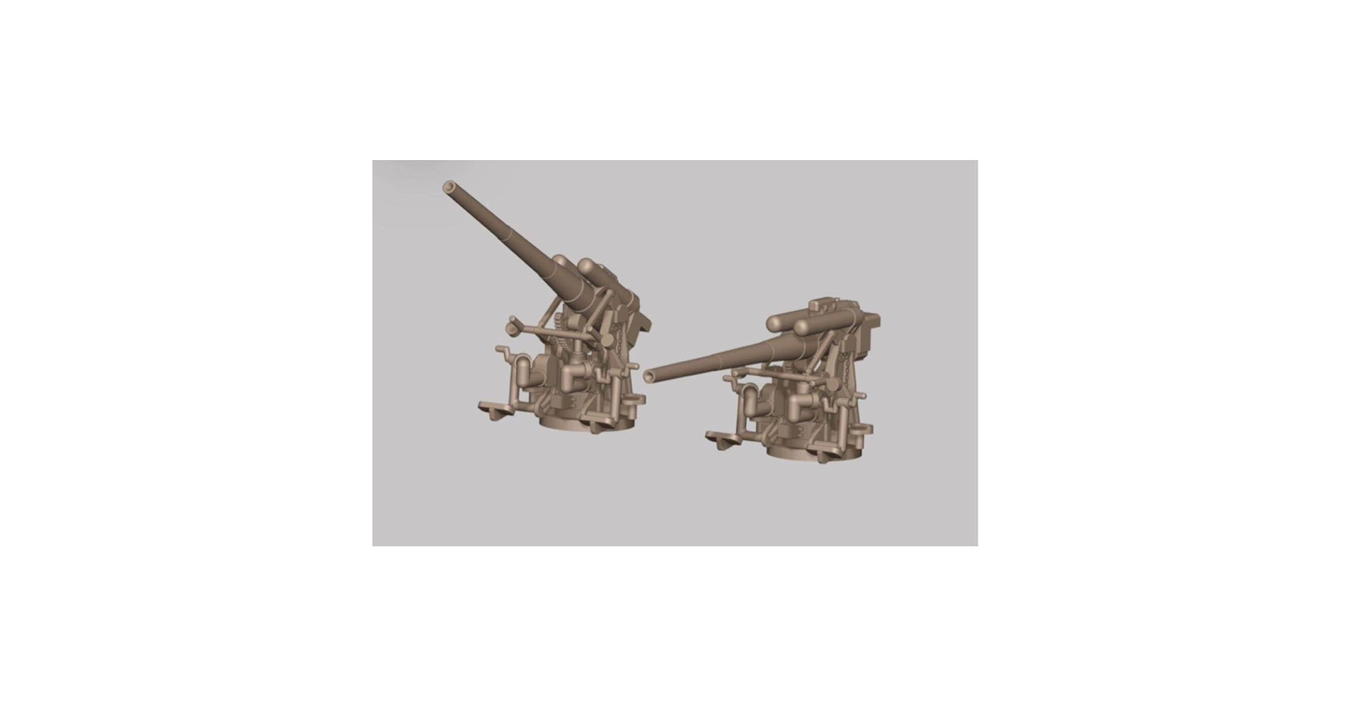 ◆希少 美品 1950年代 日本製！アンチモニー製 高射砲 玩具/おもちゃ Amazon | 1/700 日本海軍 八九式十二糎七聯装高角砲A2型 GK70170
