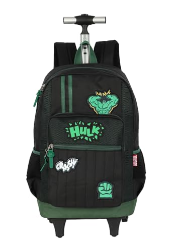 Mochila com Rodinhas Hulk Verde Luxcel MC50023AG 2026
