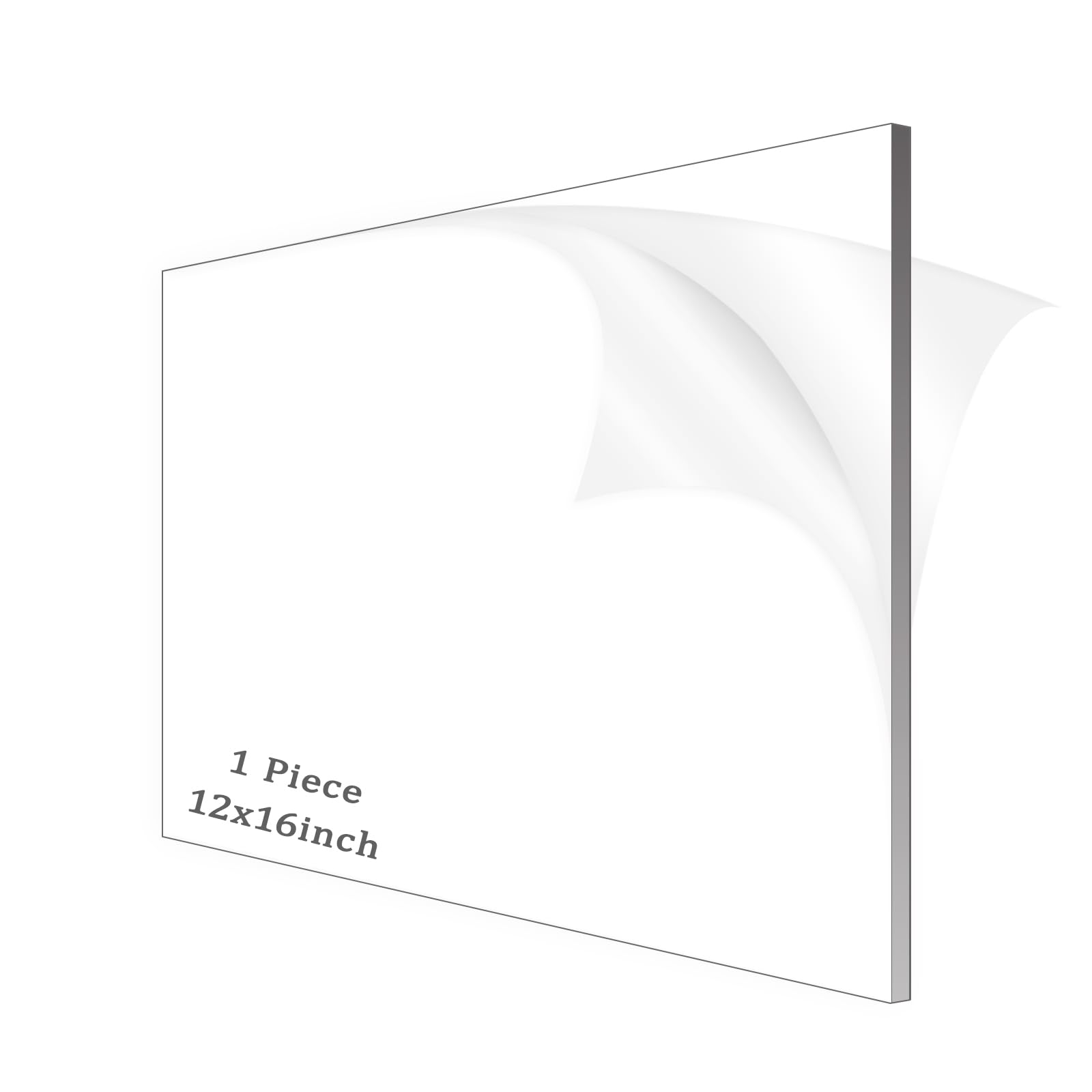 Clear Acrylic Sheets - 4 Pack, 5x7" -24