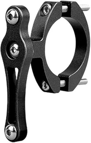 Black Bike Water Bottle Holder Handlebar Mount,Adjustable Universal for Motorcycle E-Bike Water Bottle Cage Mount Adapter Bottle Cage Clamp Cup Holder Easily Install on Handlebar Seat Post Hydration