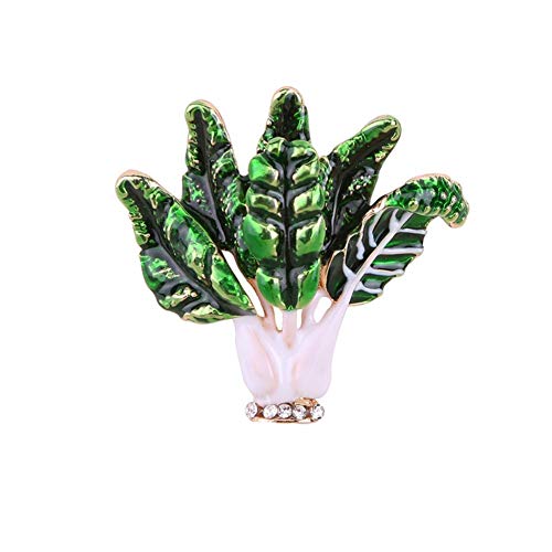 Preisvergleich Produktbild MSYOU Brosche für pflanzliches Öl, Kostüm, eleganter Stil, geeignet für Frauen