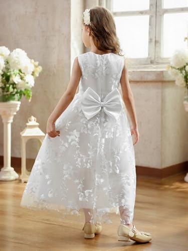 Image of ABaoWedding Lace A-Line Flower Girl Dress