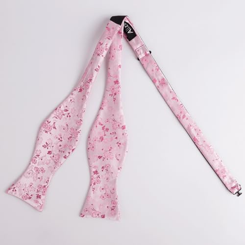 Image of Alizeal Mens 2pcs Floral Bow Tie Set