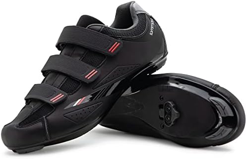 Tommaso Strada 100 Indoor Mens Cycling Shoes For Men: Indoor Bike Compatible With Pre-Installed SPD Cleats, Perfect for Spin Bike & Road Bike Shoes, SPD Shoes Clips Cycling Bike Shoe NO Delta - SPD 41