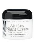 Miracle of Aloe Vera Night Cream 2 Oz. Penetrating Cream Restores and Nourishes Skin While You...