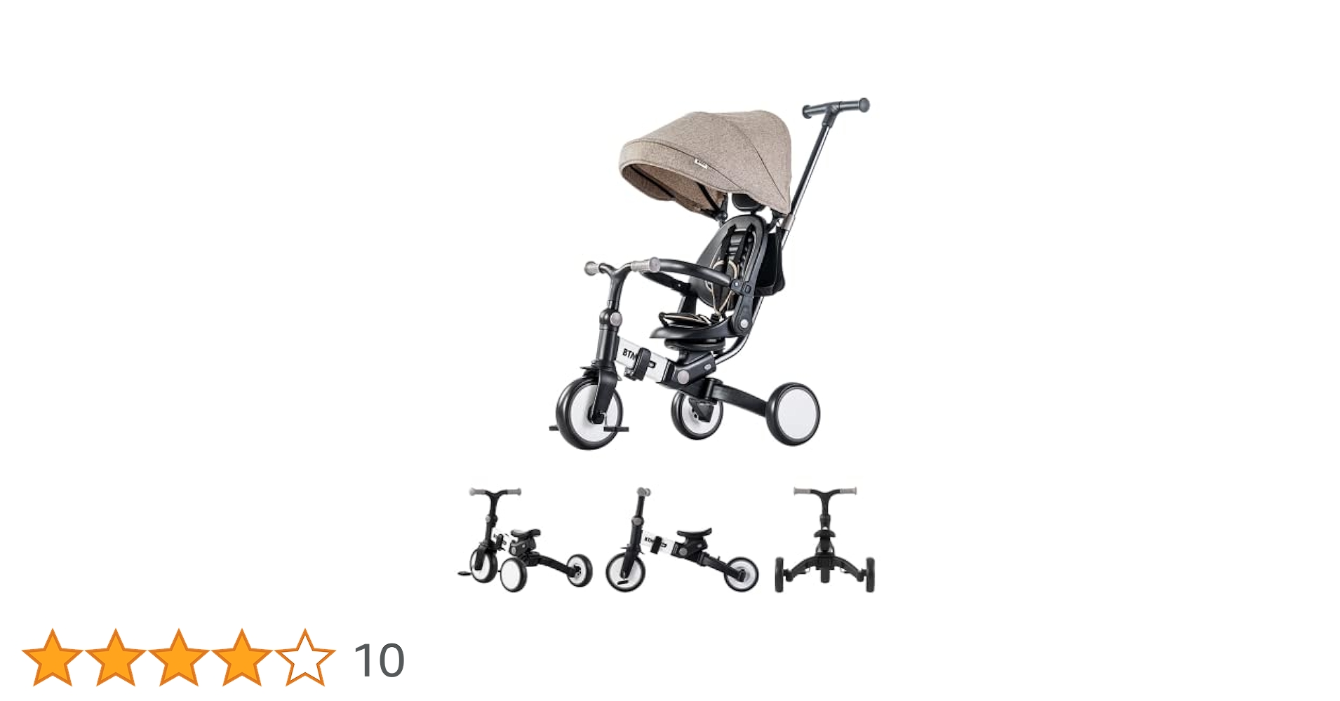 Apaeofl子供三輪車 ベビーカー 6in1 折りたたみ 手押し棒付き超軽量 Apaeofl子供三輪車 ベビーカー 6in1 折りたたみ 手押し棒付き超