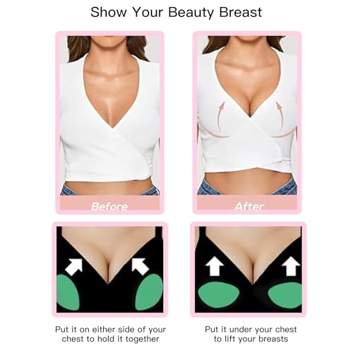 Silicone Bra Inserts-Clear Gel Push Up Breast Pads - Bra Padding Bust Enhancer Bust Push up Pads Swimsuit4