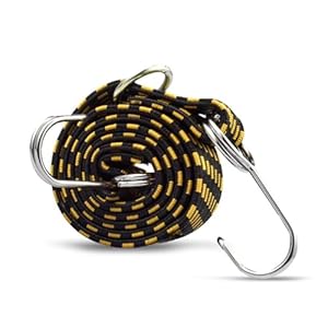 TOWARDSNAN Elastischer Motorrad-Gepäckgurt mit Haken