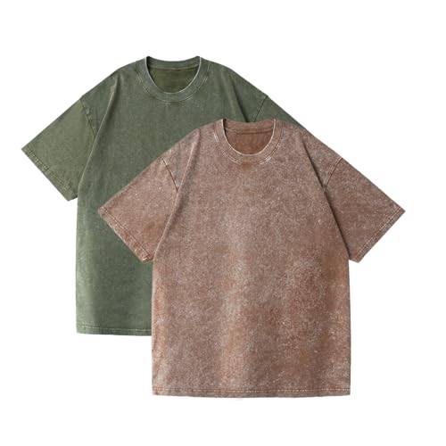 [MLB] W's Vintage Washing Overfit T-Shirt ★すぐ品切れ★ Oversized T-Shirts for Men 2 Pack Vintage Heavyweight Cotton