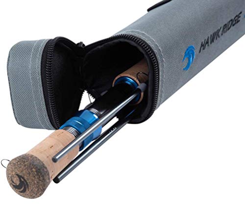 HAWK RIDGE Speedlight - Caña de pescar con mosca de carbono de...