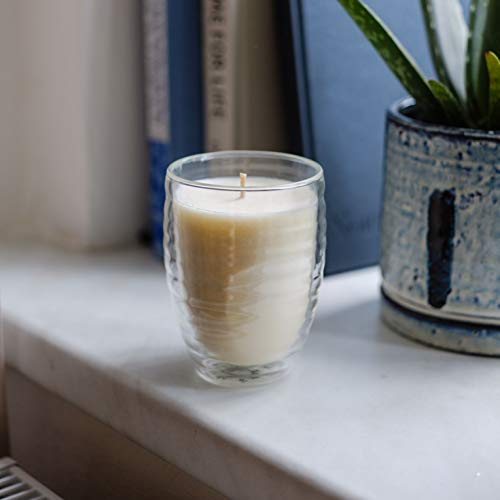 Maxxo - Juego de vasos térmicos de doble pared para café, con efecto flotante, también para té turco, Blanco, 275g mit Kerze (Pink Grepfruit)