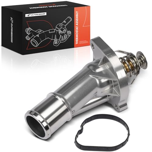 A-Premium Engine Coolant Thermostat Housing Assembly Compatible with Ford Focus 2011-2018, 2.0L, Naturally Aspirated