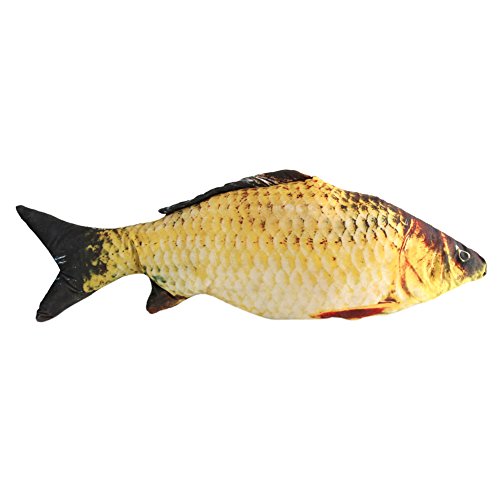 Coussin en Forme De Poisson, Oreiller De Poisson De Carpe Créatif, Oreiller Décoratif De Canapé, Oreiller en Forme De Poisson en Peluche, Coussin De...