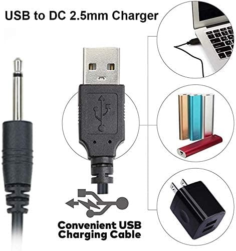 FENERGY SHOP Replacement Charging Cable Set | USB Charger Cords for Wireless Massagers - 2.5mm - Fast Charging