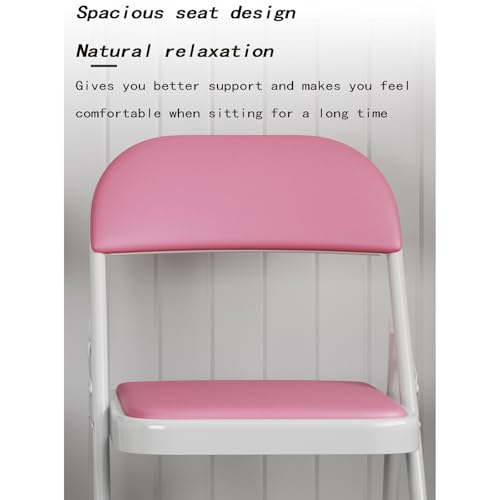 Chaise pliante en métal vert pour cuisine et balcon, siège d'appoint confortable