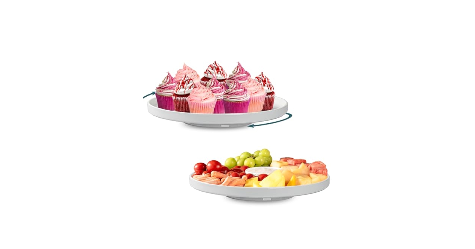 食器 cake Amazon.com | 13-Inch Large Serving Platter, 2 Pack 360