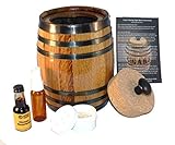 Cigar Barrel Humidor Kit With Flavored Alcohol Essence To Flavor Your Cigars At...