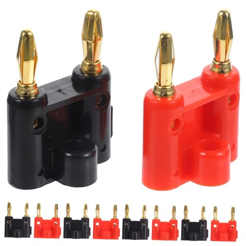 Conector banana chapado ULTECHNOVO para terminales de altavoces y audio de alta fidelidad