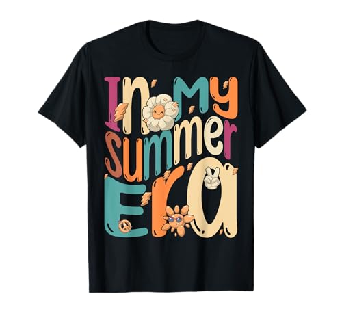 in My Summer Era Groovy Retro Cool Summer Break Vacation T-Shirt