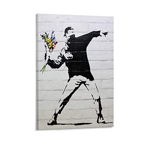 Affiche Banksy Flower Thrower : donnez une âme artistique à vos murs