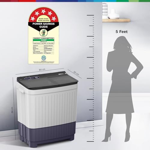 Image of Bosch 8 kg 5 Star Semi-Automatic Top Loading Washing Machine (2025 Model, WJP802L0IN, 3 Wash Programs, Anti-Rust Body, 1300 RPM Spin Speed, Peacock Blue, 2 Years Comprehensive Warranty)