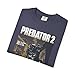 Predator Shirt - Vintage 90s Sci-Fi Horror Graphic Tee - City Hunter Movie Poster T-Shirt - Heavyweight Streetwear Top Denim