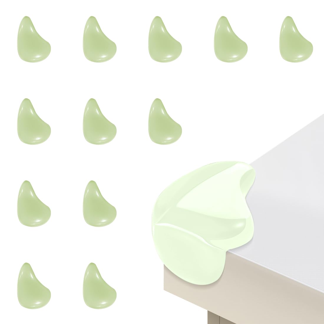 Fairy Baby Safety Corner Protectors Furniture Corner Guard Transparent Silicone Corner Protectors for Table Drawers Cabinets Sharp Corner