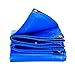 Produktbild Garten Gartenarbeit Abdeckplanen Outdoor dicke wasserdichte Sonnenschutzplane Cargo Car Regenplane Zelt Kunststoff Markise Tuch Tarps anpassbare Größe blau Abdeckplanen ( Color : Blue , Größe : 3*4M )