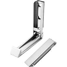 2pcs RV Compartment Door Latch Stainless Steel Holder Clips, for Camper Baggage Door Catch ,and Travel Trailer Cargo Door