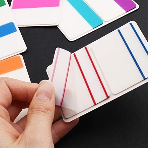 400PCS File Index Tabs, Writable & Repositionable Filing Tabs Flags Labels Color Sticky Tabs for Notebook Binders File Folders Reading Notes Classify Files (10 Colors)