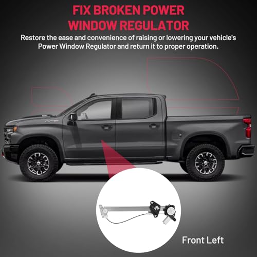 Image of BDFHYK 72250TL0003 Power Window Regulator with Motor Front Left Compatible with Acura TSX 2009-2014