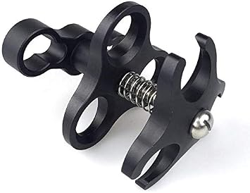 Seafrogs Diving Essential Accessory Ball Arm Clamp Three Cut Out Hole Lighting Arm System Fixed Mount Waterproof Case Tray Attachment CP-3