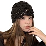 Matériau : notre bonnet au crochet est fabriqué en 100 % coton et est doux et léger. Il s'adapte naturellement à votre tête et garde vos cheveux douillets même pendant les journées d'été étouffantes.
