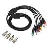 Component AV-kabel Multifunctionele RGBS RGBS-composietkabel met 4 BNC-connectoren voor gameconsole