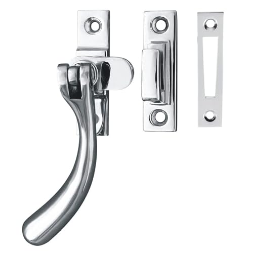 Polished Chrome Ball Casement Fastener In Finish & Dimensions 40Mm X 45Mm X 100Mm