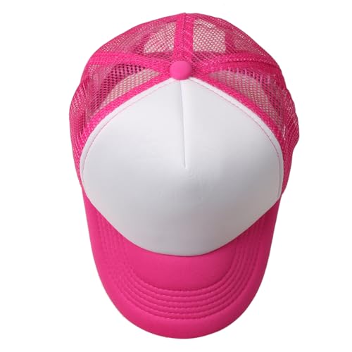 Image of TZ Promise Men Women Foam Trucker Hat Mesh Cap Solid Colors Lightweight with Adjustable Snapback Collection