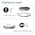 EShine Under Cabinet Puck Lights with Hand Wave Sensor – Circular LED Cabinet Lights – Dimmable – Pack of 3, Cool White (6000K)
