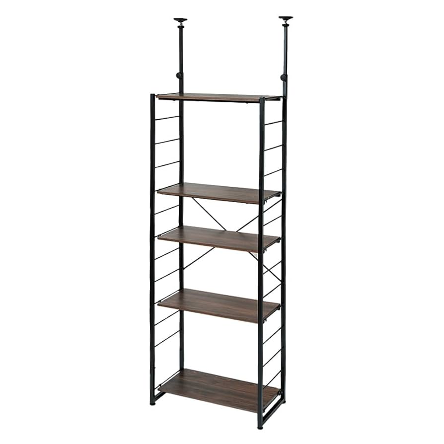 ②つっぱり木棚 シェルフ CB-82 ツッパリ 棚 突っ張り棚 5段 コーナン ①コーナン つっぱり木棚 シェルフ CB-82 ツッパリ 棚 突っ張り