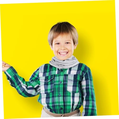 VALICLUD 2pcs Cozy Boy Girl Neck Warmer Scarves for Boys and Girls Soft Accessories and Double Design for Warmth Cold Weather4