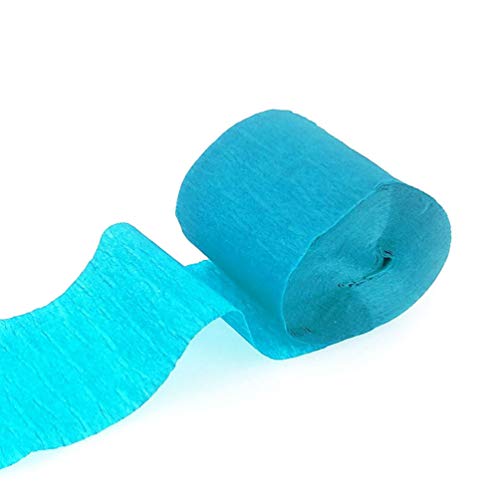 ExCEART 7 rolos de papel crepe para decoração de festa para decoração de festa de aniversário, casam