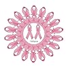 Générique Octobre Rose Lot de 100 Broches avec Ruban Rose et épingle à nourrice, pour Sensibilisation au Cancer du Sein, pour Femme et Homme, Décoration de Vêtements, Décoration de fête et événement #3