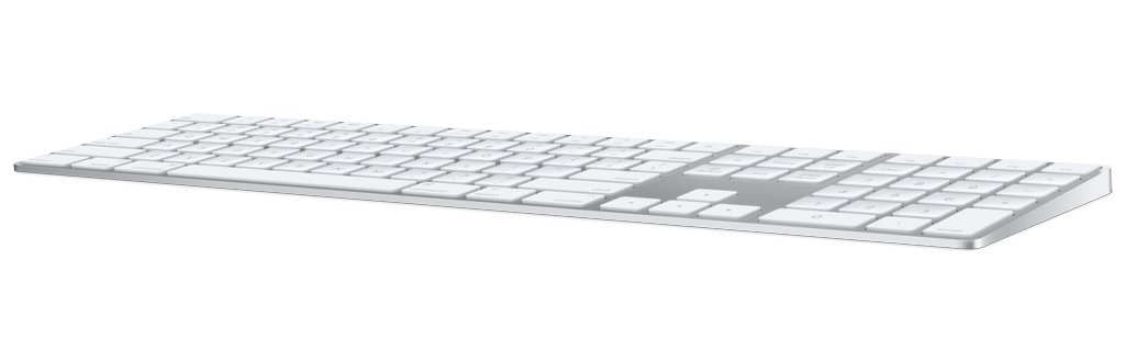 Apple Magic Keyboard with Numeric Keypad: Wireless, Bluetooth, Rechargeable. Works with Mac, iPad, or iPhone; Korean - White