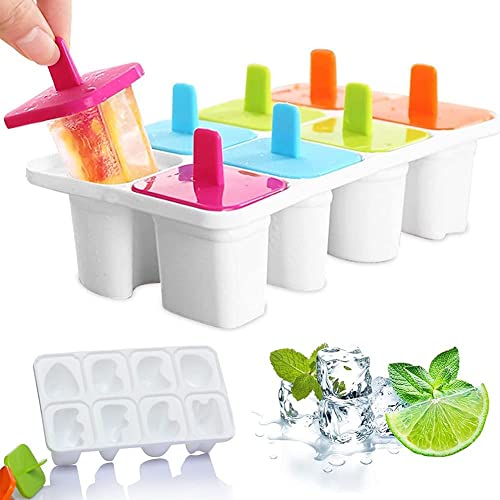 ELITEVA Stampo per gelato riutilizzabile - Stampo pali per gelati fatti in casa sani e facili da fare. Divertiti a creare le tue combinazioni