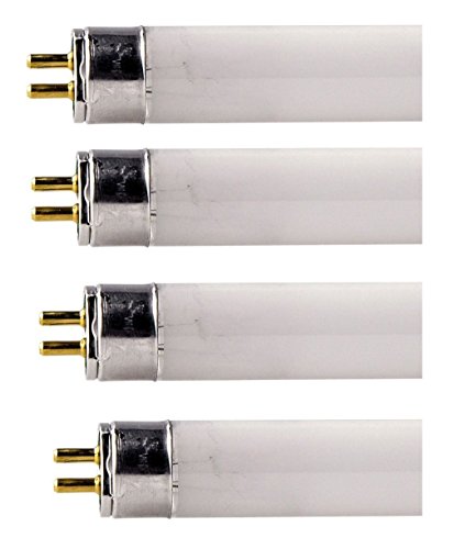 Long Life Lamp Company 4 x T5 6w Flourescent Tube (225mm inc pins) 3500k White