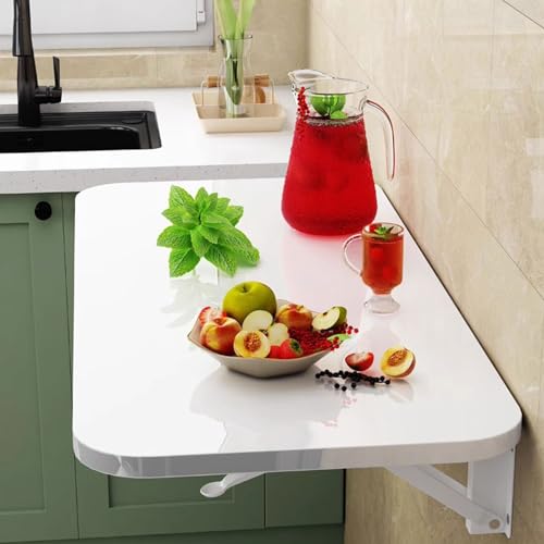 Buanderie murale optimisée avec table pliante et bureau rabattable en bois - 3