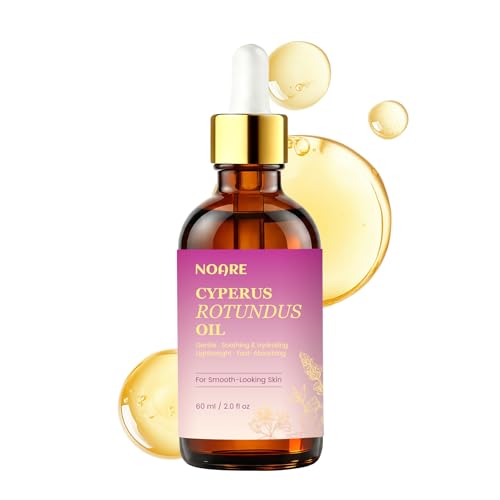Noaré Cyperus Rotundus Oil Body Care – Post-Hair Removal Oil for Smooth-Looking Skin, Lightweight Non-Greasy Formula, Helps Moisturize & Soothe After Shaving, Waxing or Plucking, For All Skin Types