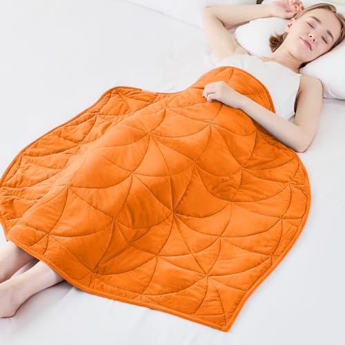 Weighted Lap Blanket 7 lbs for Adults, Small Weighted Blanket, 40" x 52"