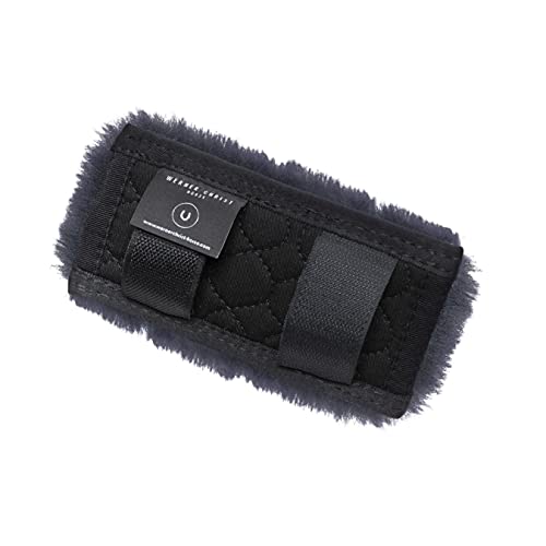 Werner Christ ® Kinnkettenschoner aus Lammfell – Kinnkettenunterlage aus...